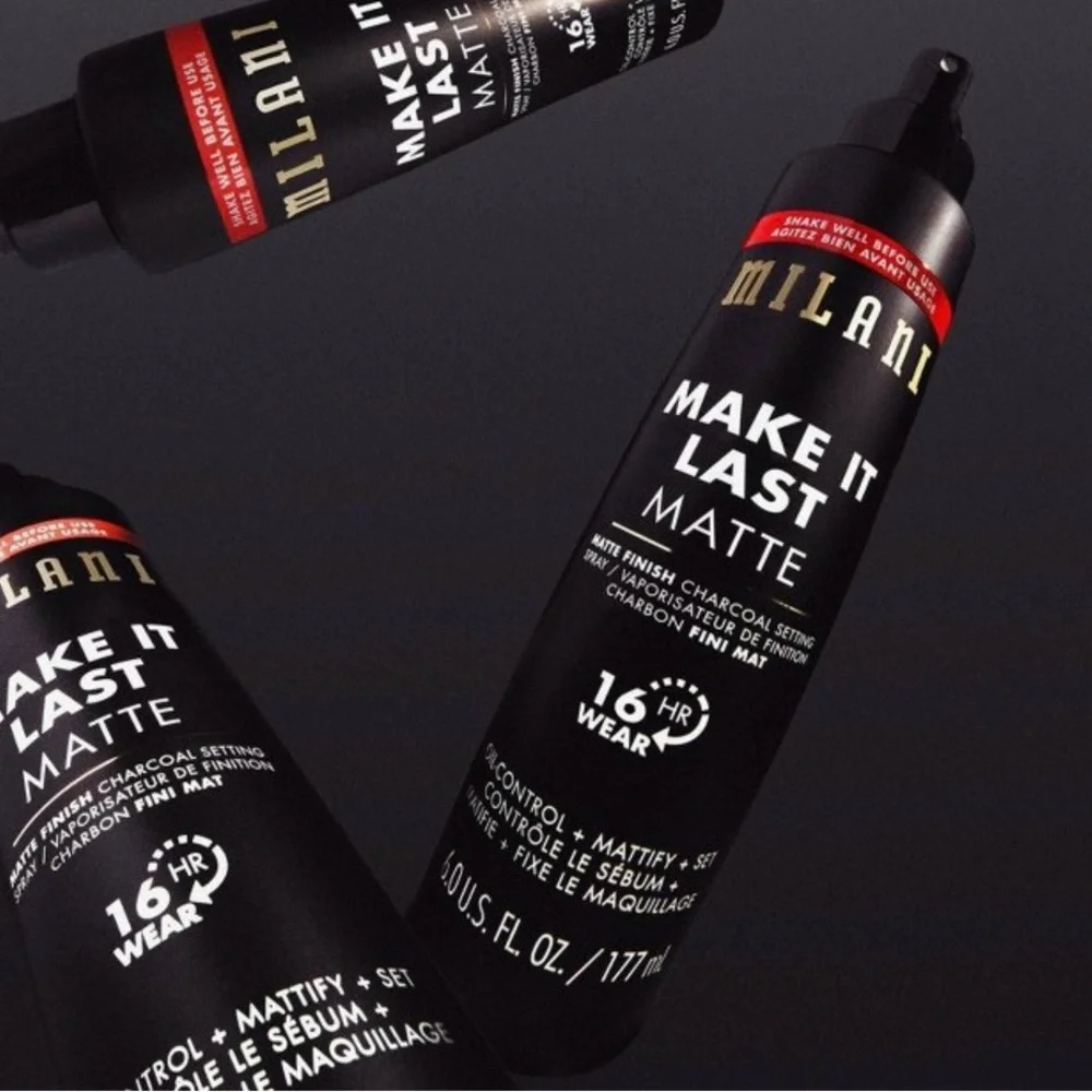 Milani Make It Last Matte Setting Spray 6oz Oil Control Long Lasting Makeup Mist